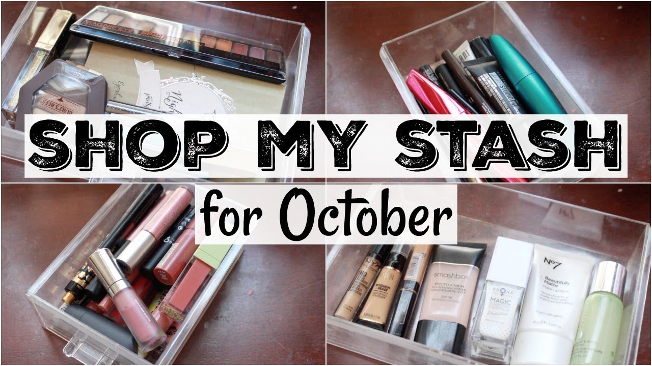 SHOP MY STASH Everyday Makeup Drawer | October 2018 | Katie Marie