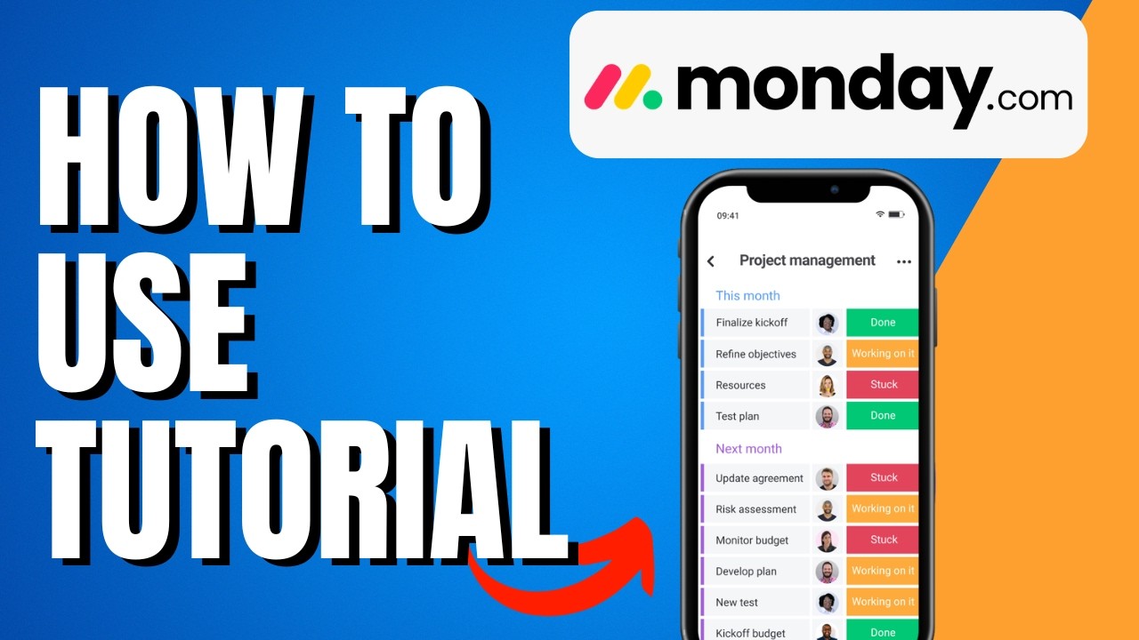 Учебное пособие по приложению Monday.com для управления проектами (Android и iPhone)