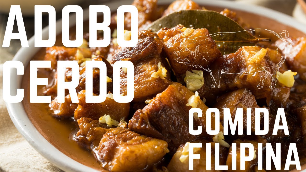 Facil adobo pork comida filipina