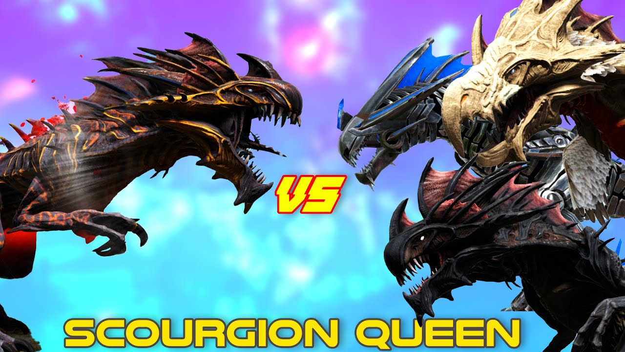 SCOURGION QUEEN vs Reaper Queen, DodoReaper and TEK Reaper
