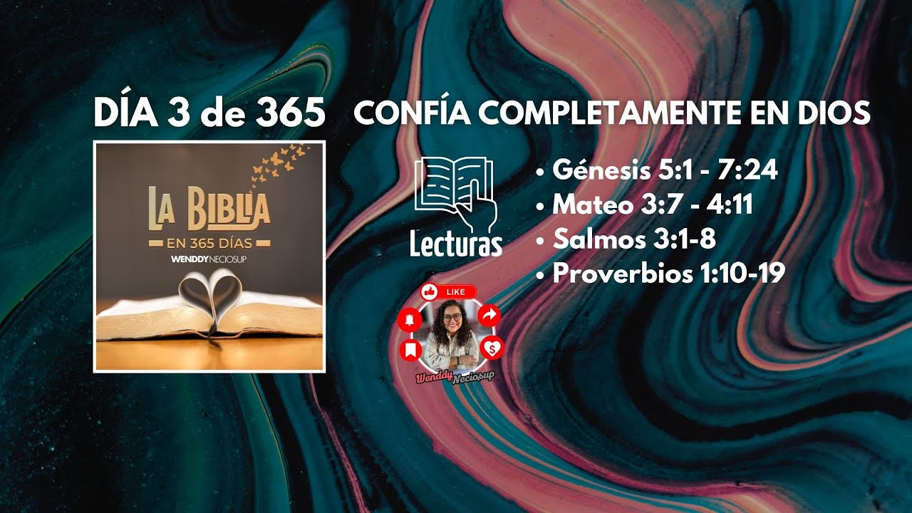 Día 3 de 365: Confía completamente en Dios 🙌💛