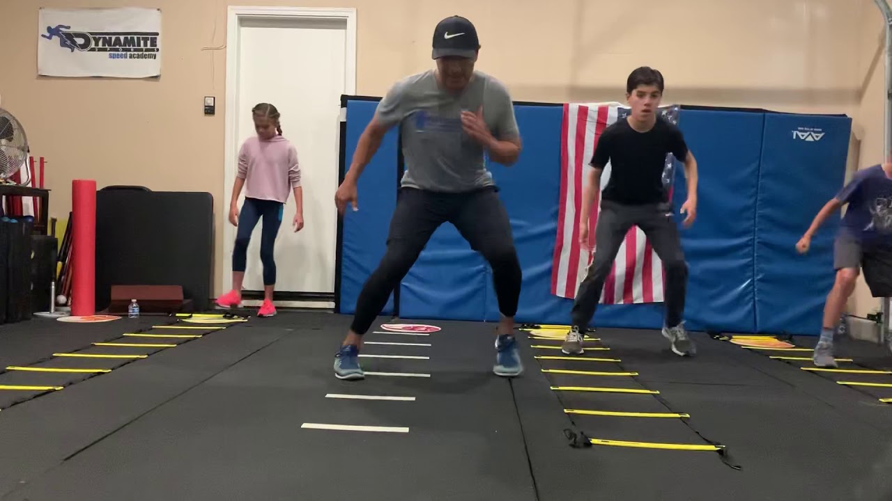 In Home PE Fitness Ladder Workout