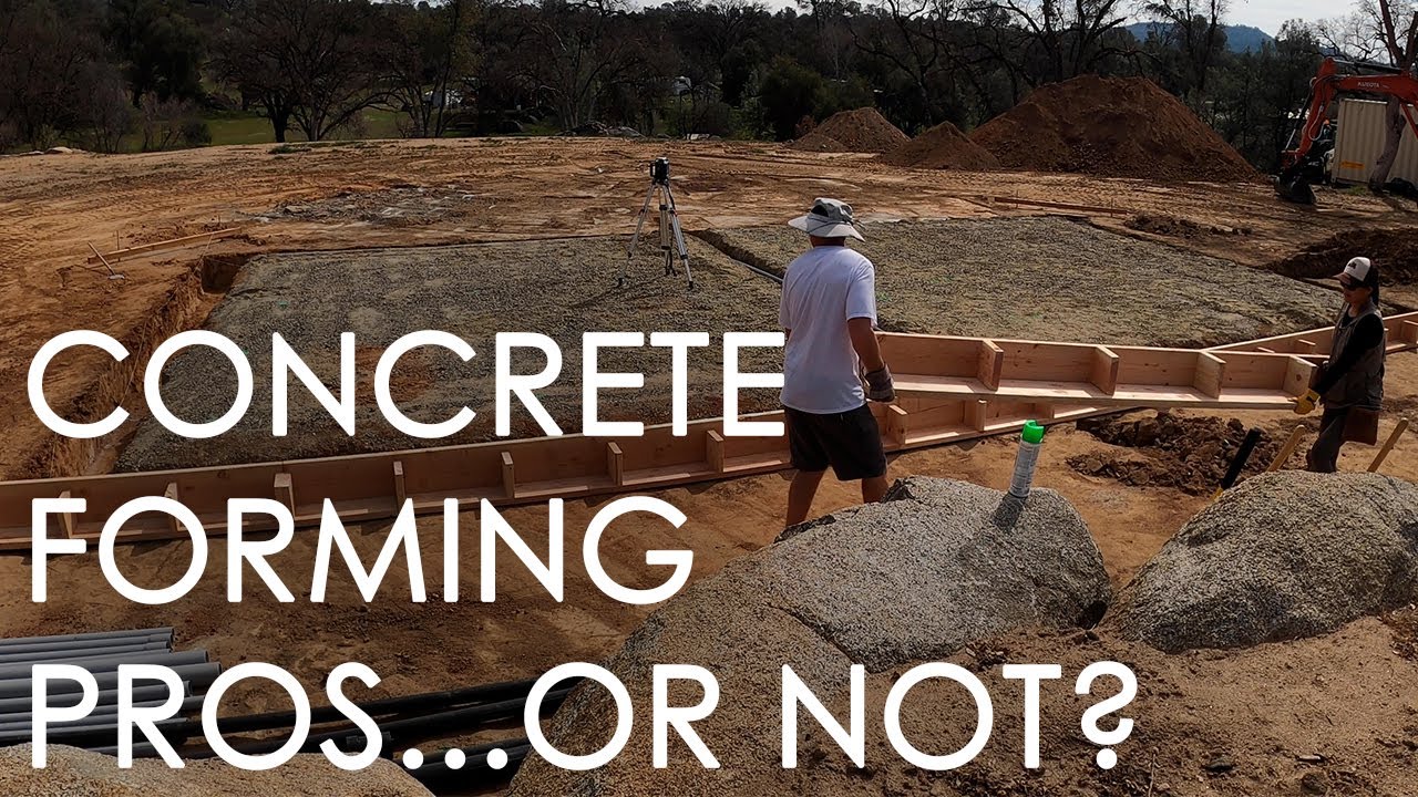 Forming for our monolithic slab