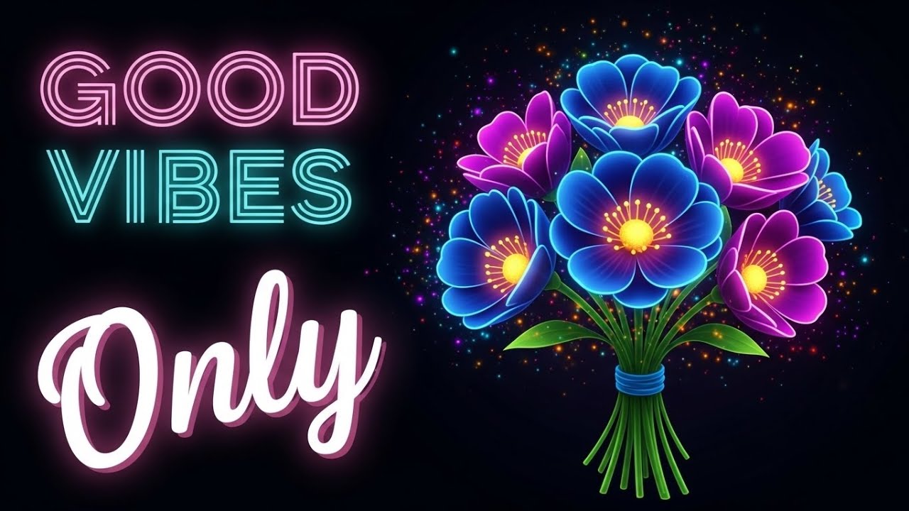Calm Morning Focus Music – Chill Jazz with Elegant 3D Hologram Flower Video