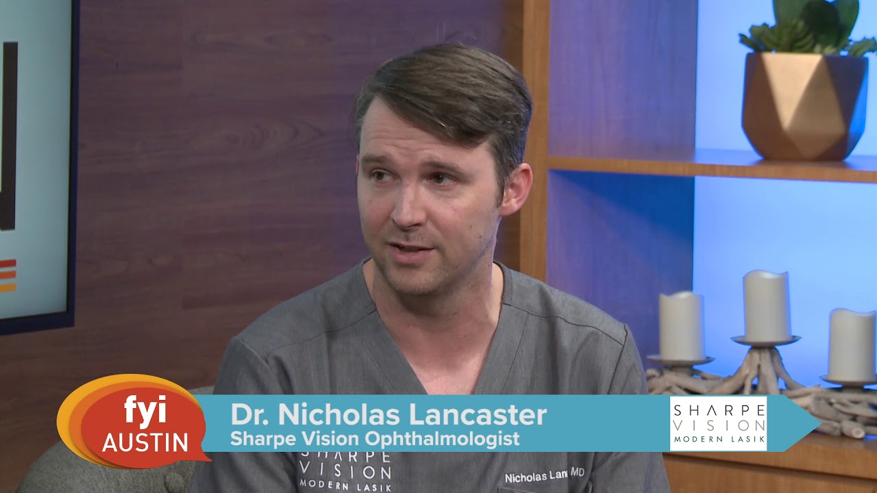 Dr. Nicholas Lancaster from SharpeVision MODERN LASIK on FYI Austin with Kim Barnes