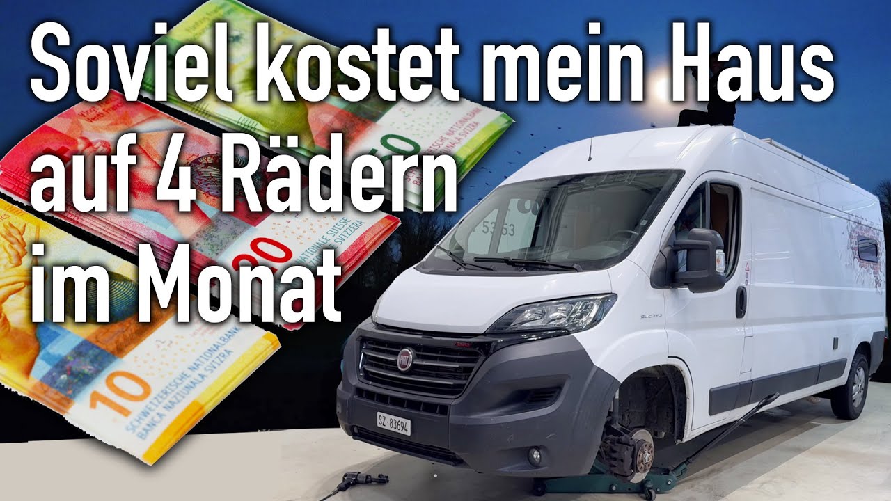 Soviel kostet mich mein Wohnmobil im Monat. Effektive Ausgaben für das Fahrzeug pro Monat.