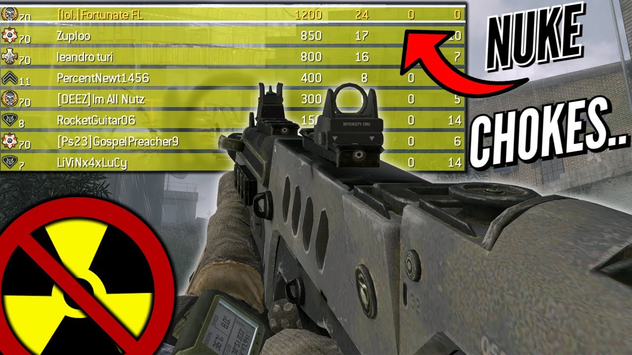 Серия удушающих/ярых ядерных атак из Modern Warfare 2... 😐
