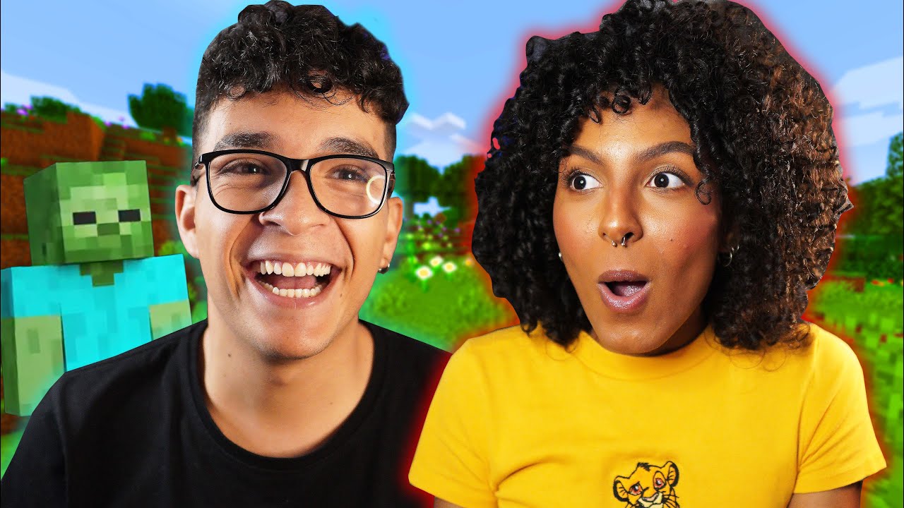 DOIS IDIOTAS TENTANDO FINALIZAR O MINECRAFT!!!