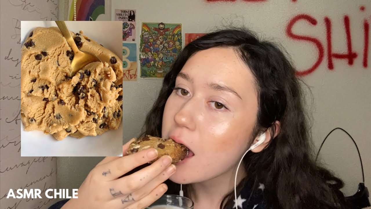 COCINANDO Y COMIENDO GALLETITAS ASMR ESPAÑOL