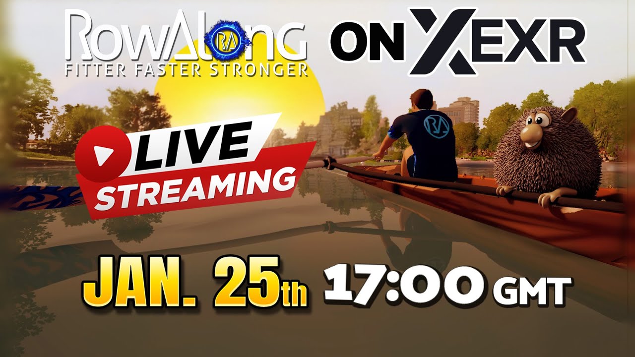 🔴 LIVE 30 Minute Group Row: 25th January  17:00 GMT -  All Levels -  Any Rowing Machine