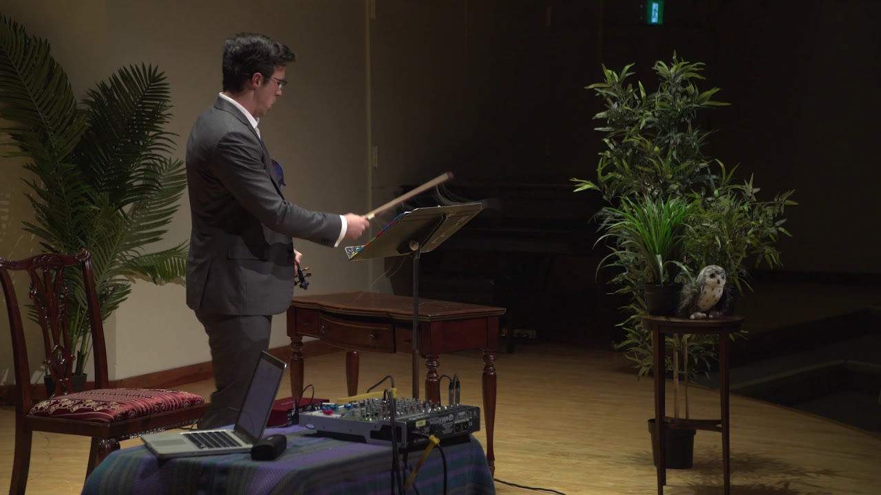 'Lover's Dusk: a monodrama for baritone, string quartet and owl' by Matthias McIntire (2018)