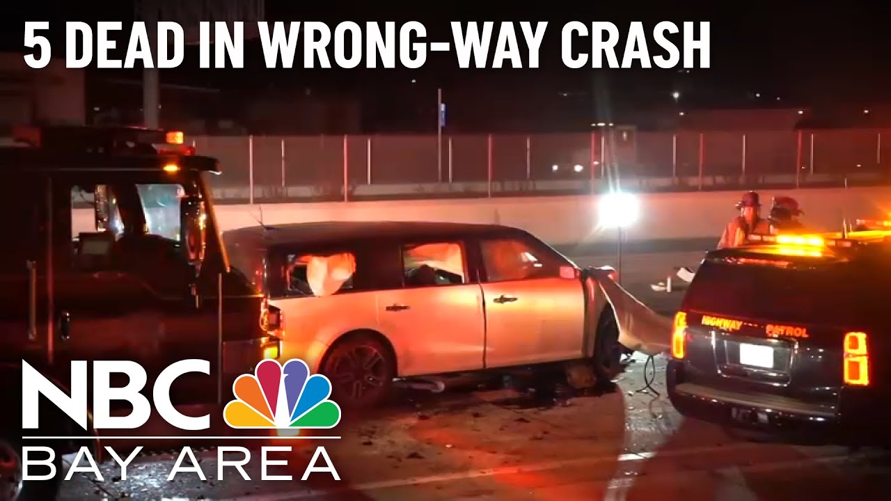 Wrong-Way Crash on Highway 4 in Pittsburg Leaves 5 Dead