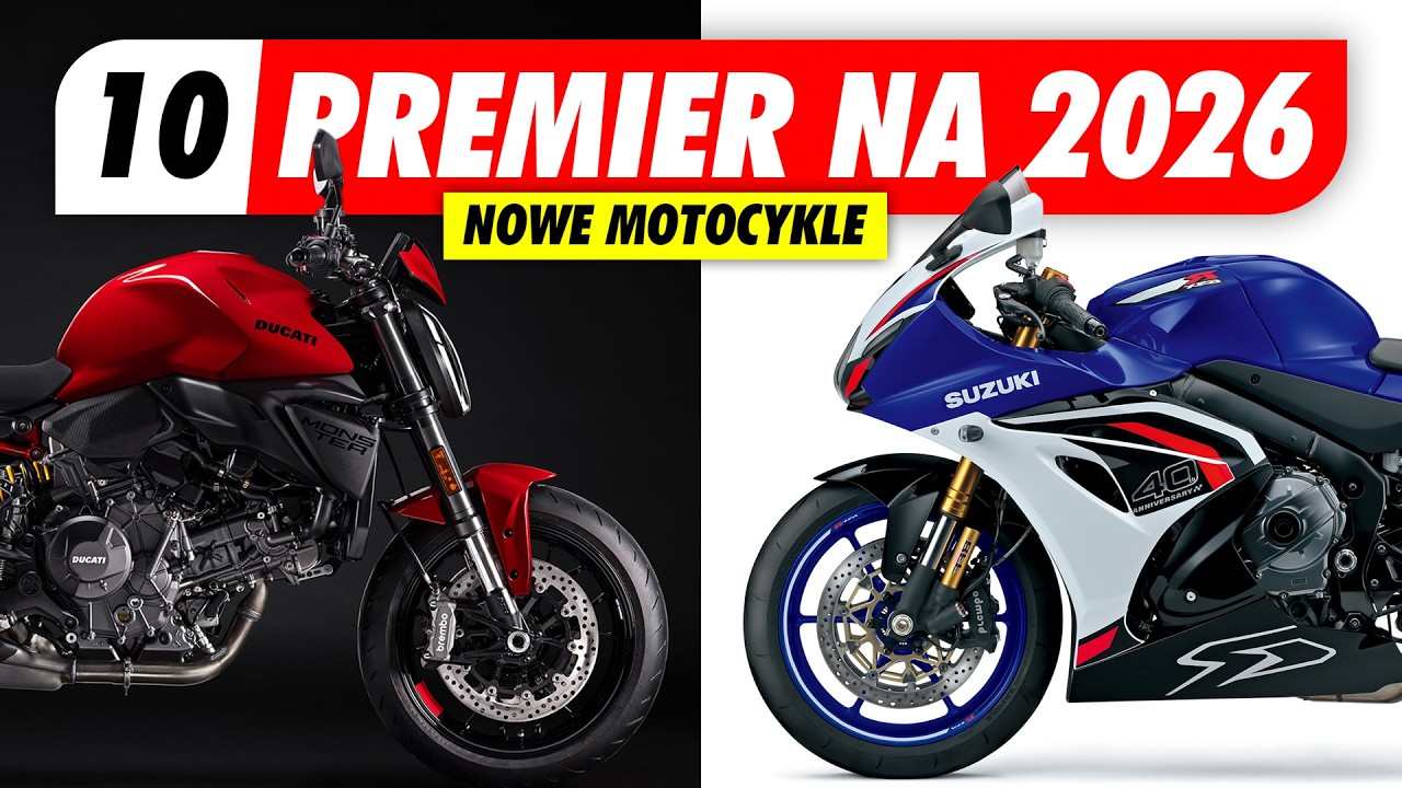 10 NOWYCH MOTOCYKLI NA 2026