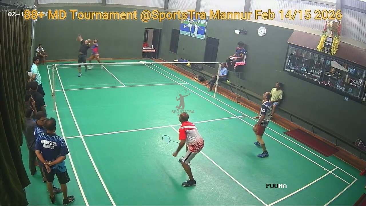 Girish Sumesh Vs Sasi Unnikrishnan - 88+ MD Tournament @SportsTra Mannur Feb 14/15 2026