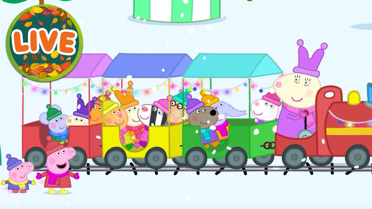 ❄️ Peppa Pig’s BIG Christmas Adventures LIVE! 🎁🎄| English Full Episodes | Holiday & Travel Days Out