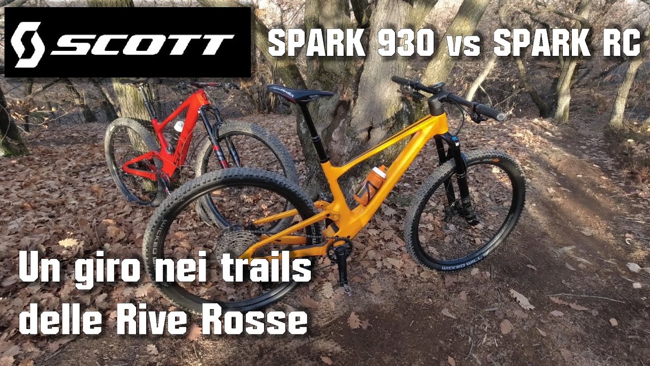 SCOTT SPARK 930 VS SPARK RC nei trails delle RIVE ROSSE
