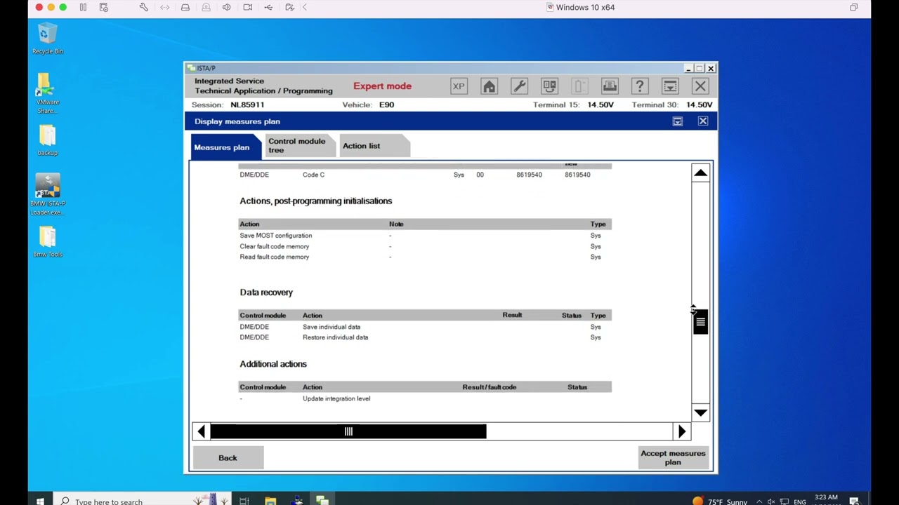 BMW 3 Series E90 Code & Program ECU/DME, Update integration level with ISTA-P(ISTA/P) (FAILED)