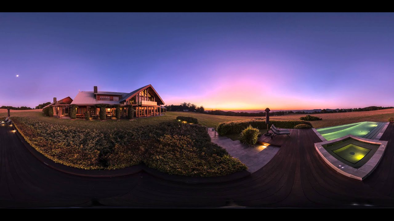Spicers Peak Lodge - Timelapse - 360video
