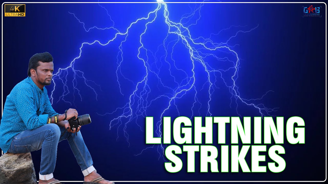 Lightning Strikes┃Andhra Pradesh┃4K┃GRB Videography