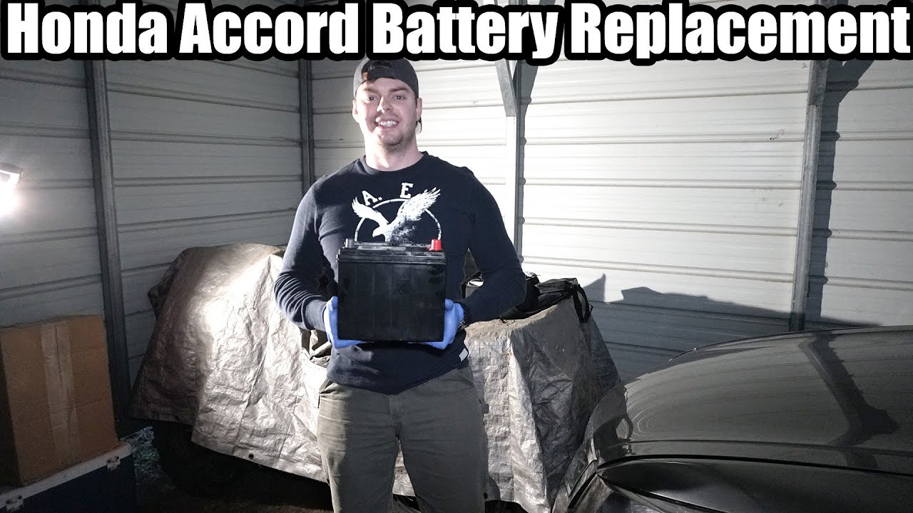 How to replace car battery 2008-2012 Honda Accord EX-L