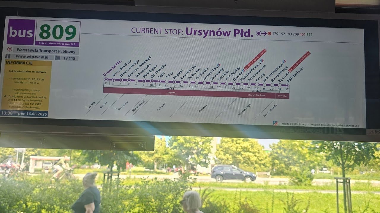 Warszawa linia 809 kier. PKP Jeziorki Solbus Solcity 10 #1027