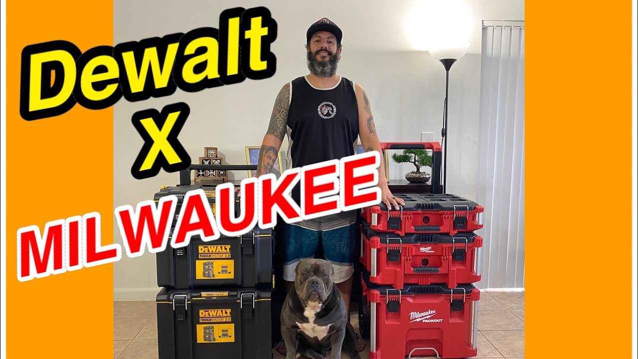 REVIEW MILWAUKEE PACKOUT X DEWALT TOUGHSYSTEM 2.0 , VEJAM QUAL EU ESCOLHI!