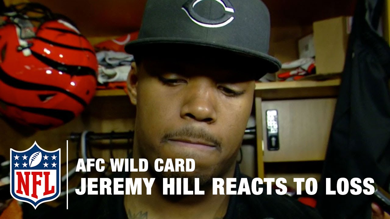 Jeremy Hill Reacts to Bengals' Wild Card Loss | Steelers vs. Bengals | NFL