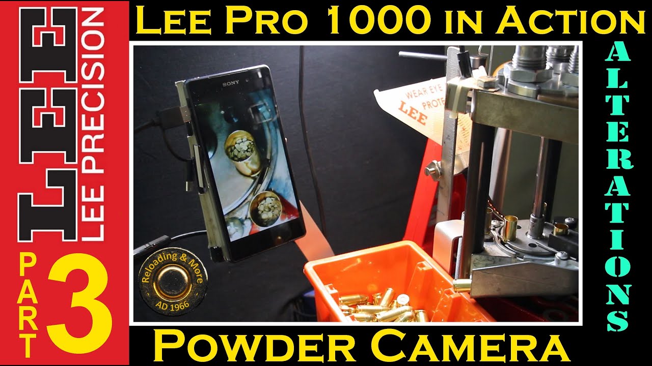 Lee Pro 1000 Progressive Press - Camera upgrade [Part 3] (Quick look at installed inspection camera)