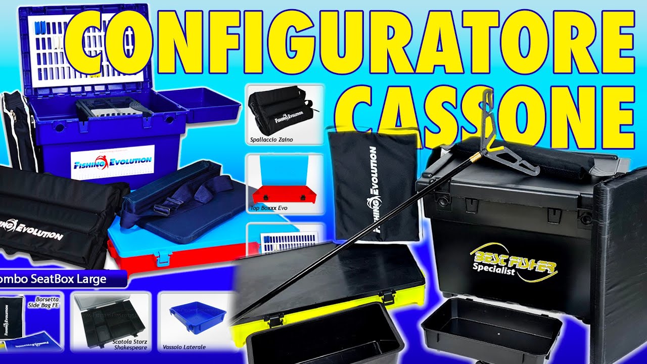 ✨ Personalizza il Tuo Cassone da SurfCasting come Mai Prima: Il Configuratore Definitivo è Qui!