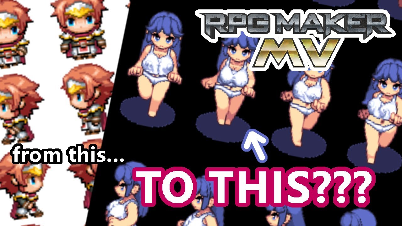 Better Sprites! | RPG Maker MV Tutorial [QSprite Plugin]