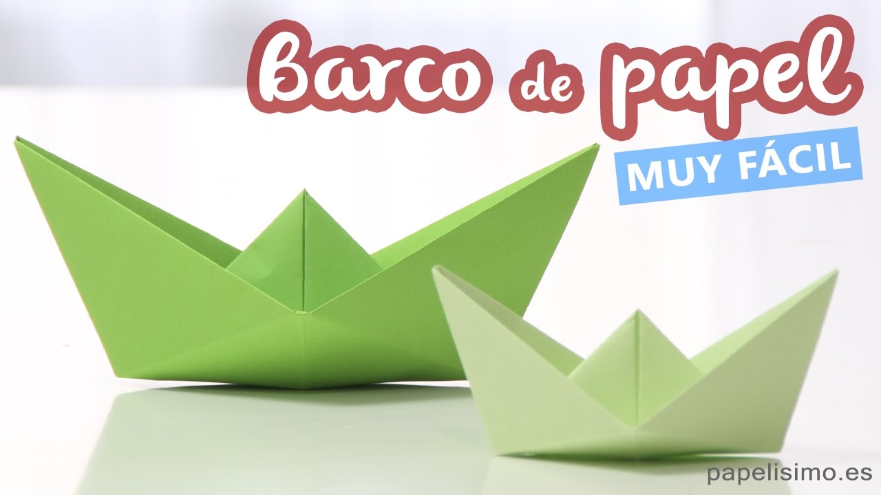 C&oacute;mo hacer barco de papel