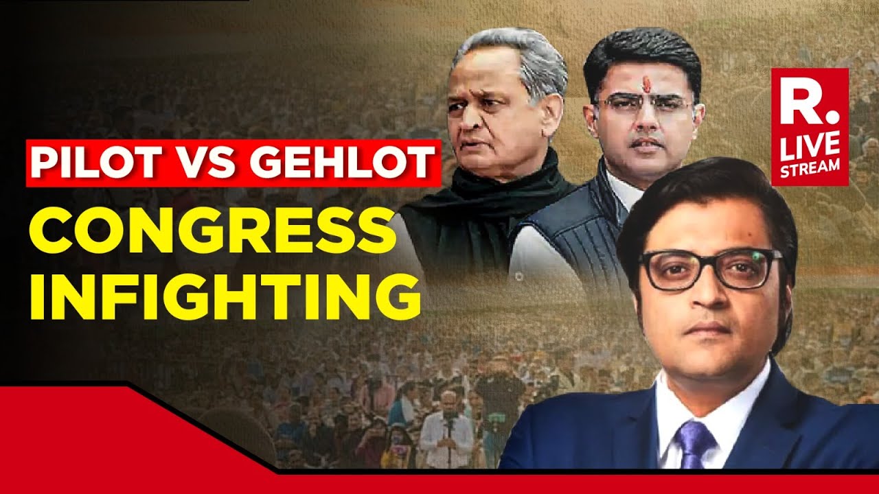 Sachin Pilot Protests Against Gehlot Government, Will He Quit? | Arnab Debates