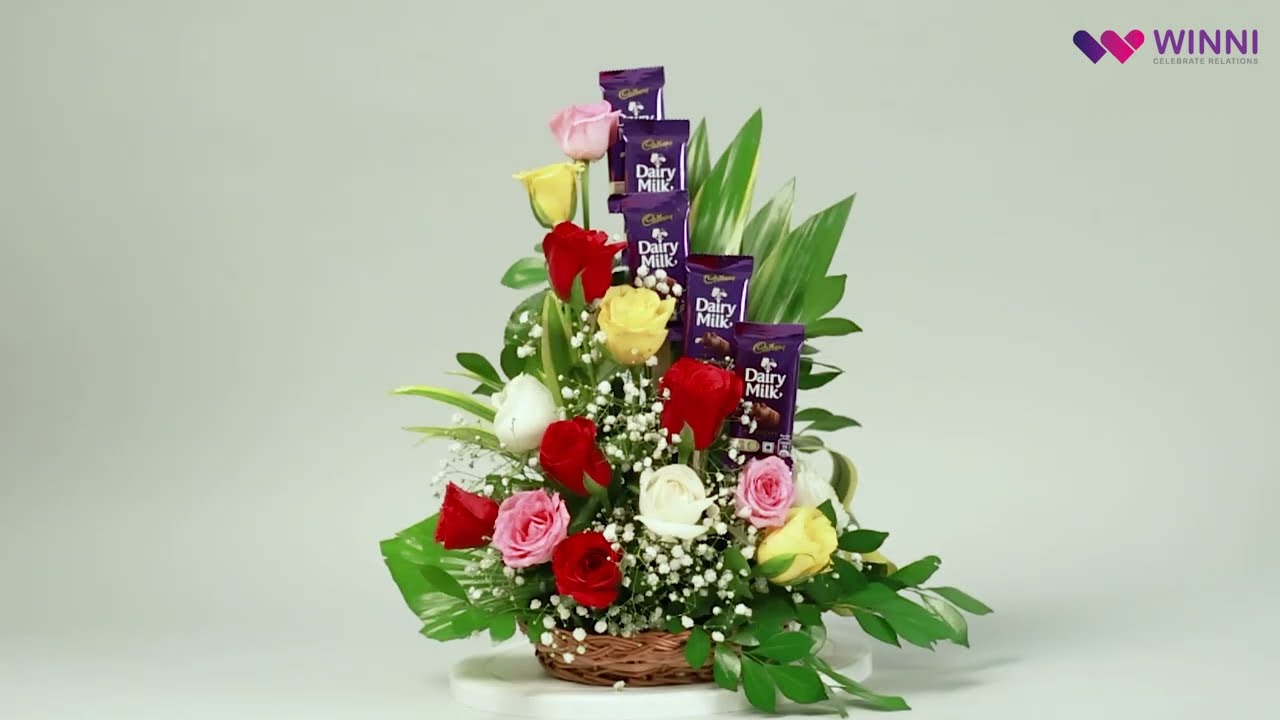 Buy Flowers & Chocolates Online | Flowers | Chocolates | Flowers Bouquet | Roses - Winni