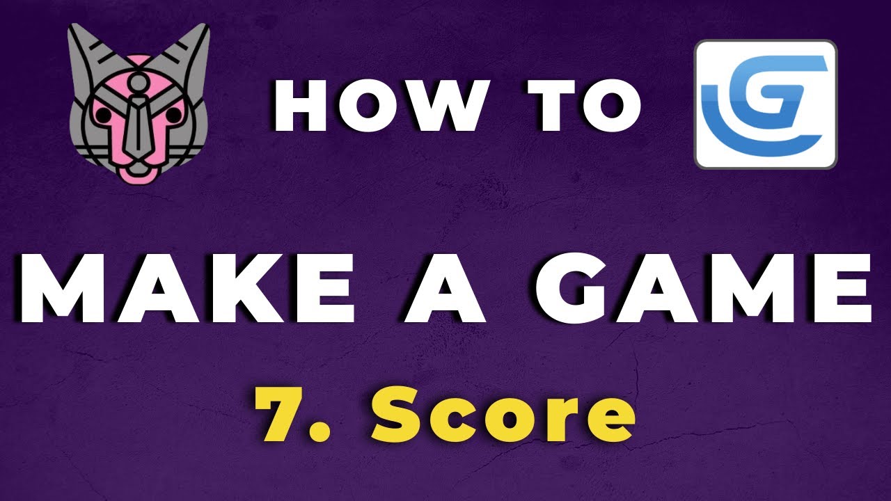 How To Make A Game with GDevelop - Score and UI (E07)