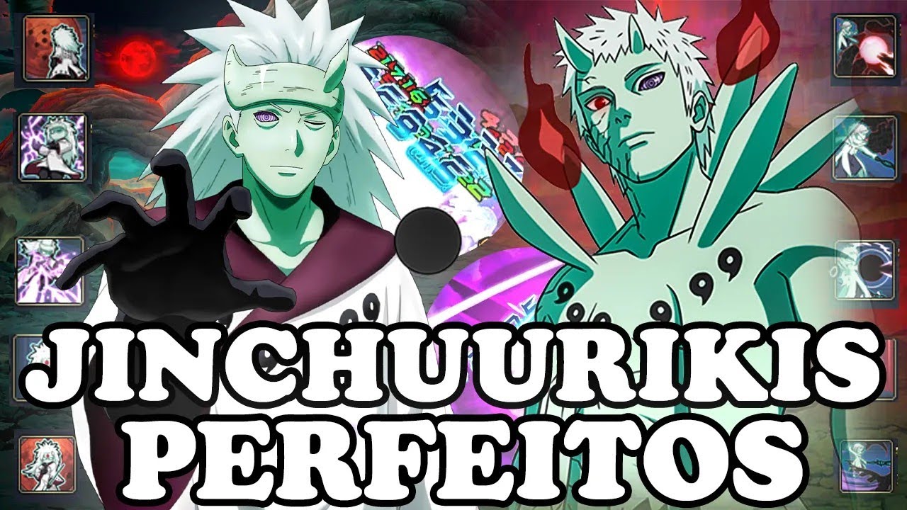 REUNI OS JINCHUURIKIS PERFEITOS | OBITO NUNOBOKO TEM POTENCIAL! - NARUTO ONLINE