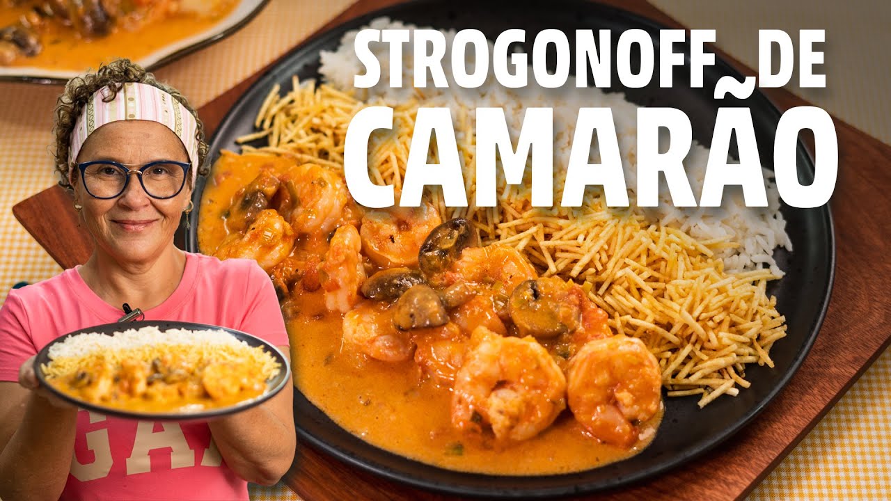🔥 HUM... STROGONOFF! JÁ FEZ ASSIM, COM CAMARÃO? ASSISTA AGORA ESSA RECEITA ÚNICA!