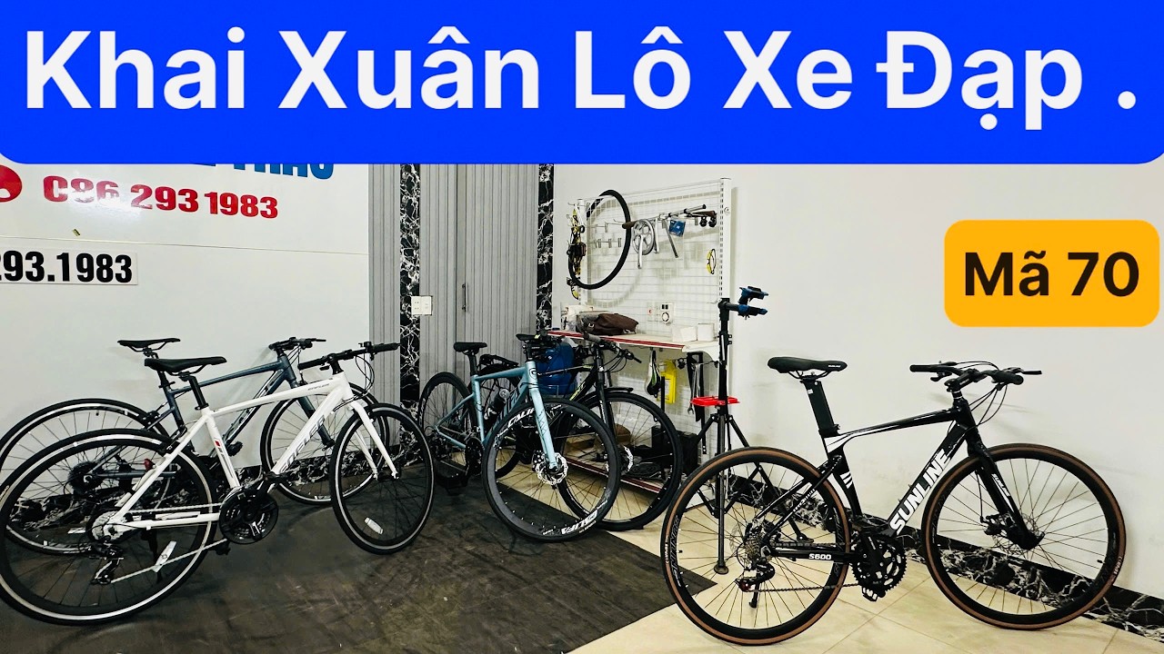Mã 70 KHAI XUÂN LÔ XE ĐẠP CALLI XE ĐẠP NHẬP KHẨU CHÍNH HÃNG XE ĐẠP VT-bike BẮC GIANG