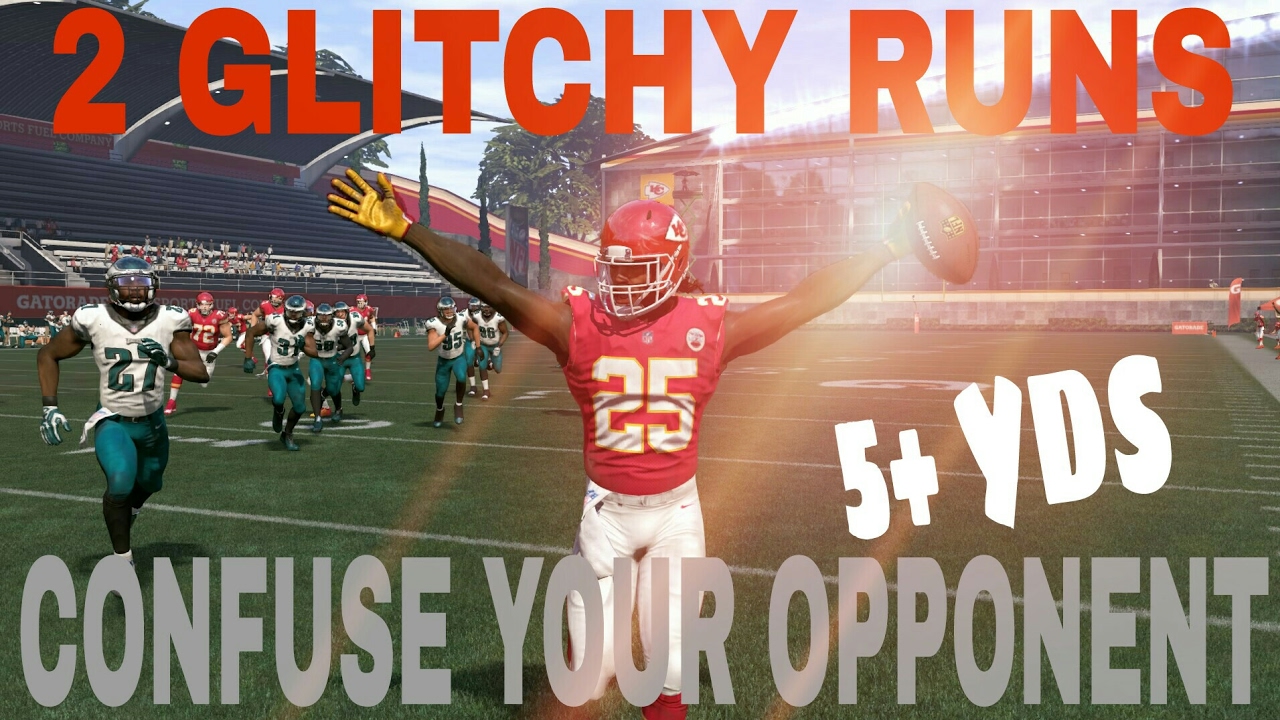 THE 2 GLITCHY RUNNING PLAYS TO CONFUSE OPPONENTS!! MADDEN 17 MONEY PLAYS
