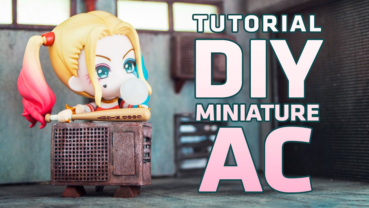 DIY Diorama: Miniature Air Conditioner Tutorial for Nendoroids and Action Figures