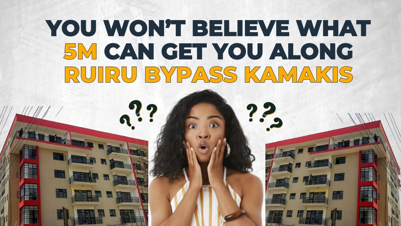 LUXURIOUS 1 & 2 BEDROOM APARTMENTS FOR SALE ALONG RUIRU BYPASS KAMAKIS