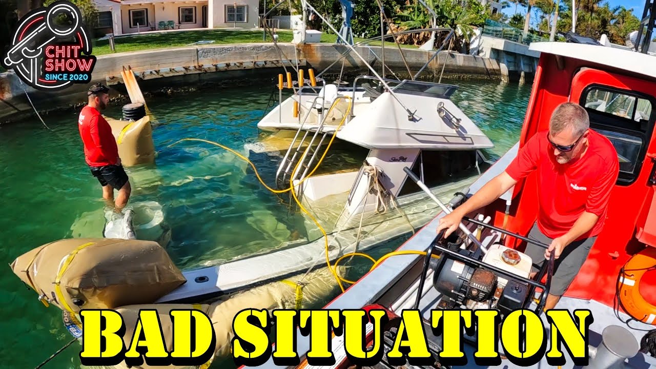 Towboat Us South Dade Does a Salvage and a Chit Storm Happens at the Boat Ramp (Black Point Marina)