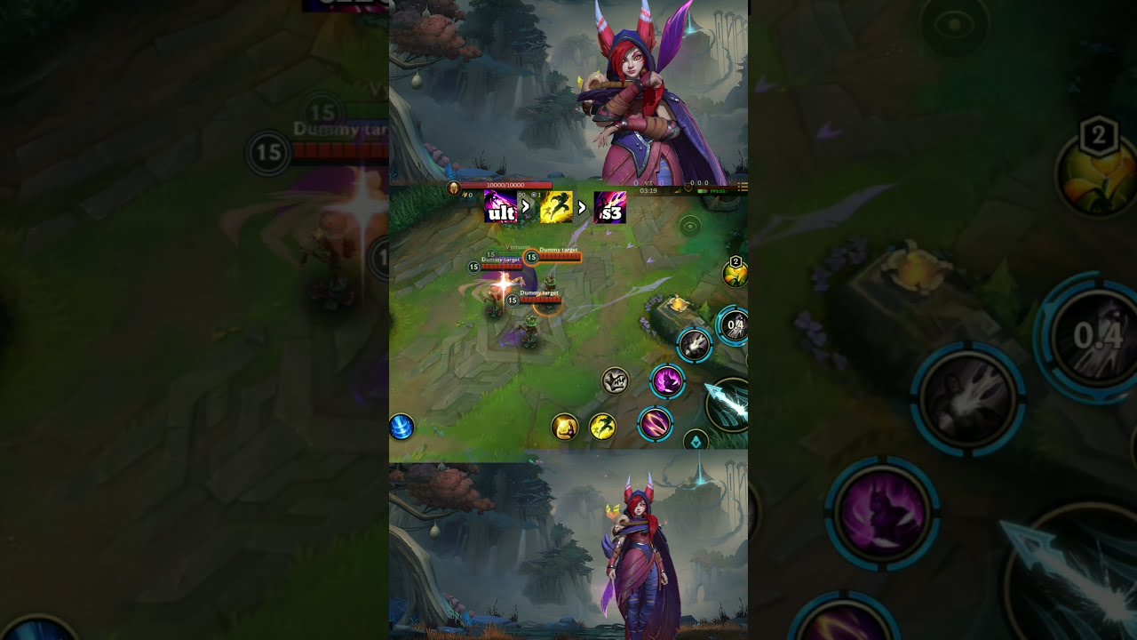 Pro Xayah Combo Guide | Wildrift Pro Guide #Short #Vyrtuoso #Xayah
