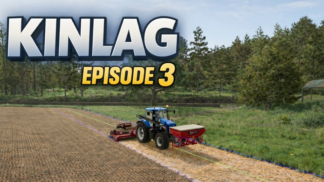 Preparing the Fields & Drilling Wheat | Kinlag Episode 3 – FS25 (No Commentary)#FS25#Kinlag
