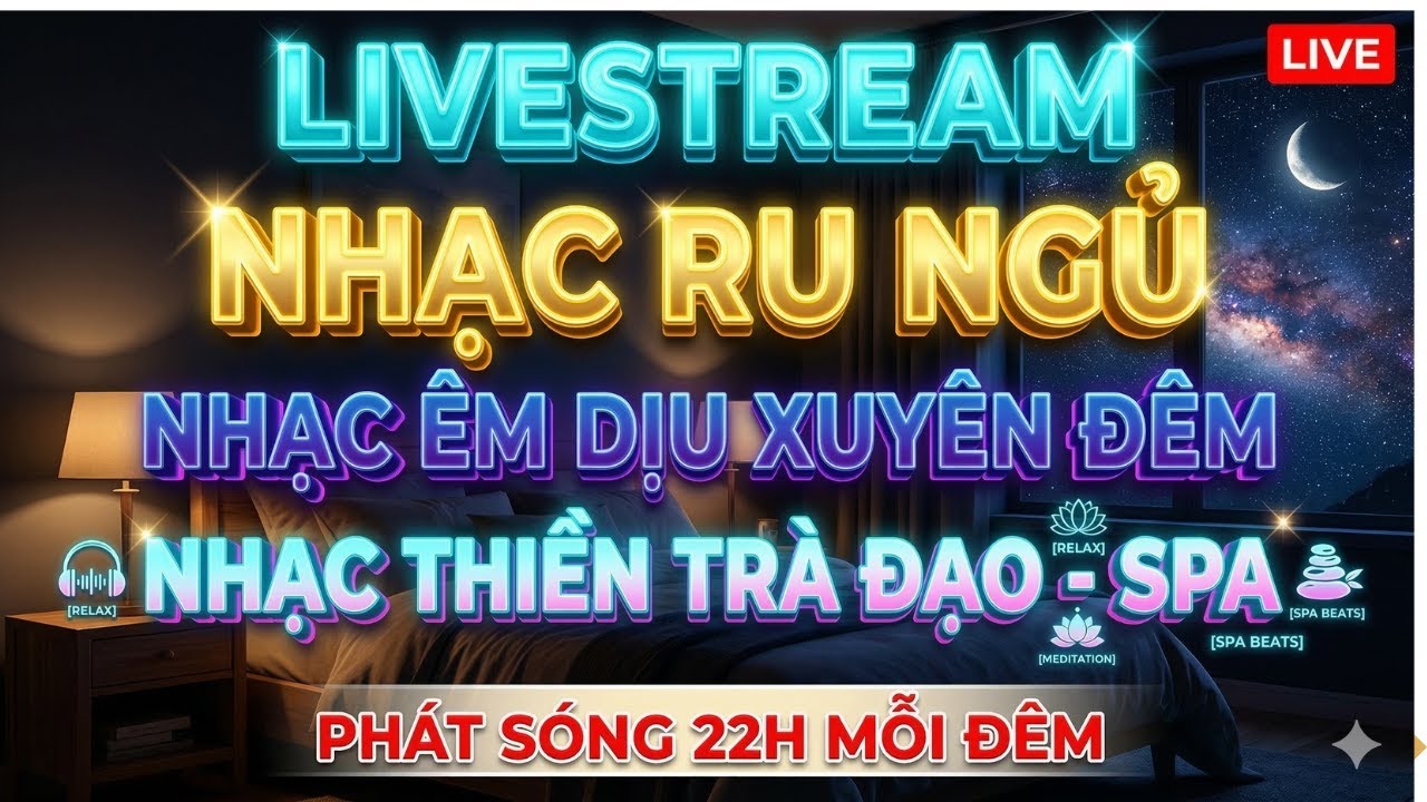 🎧 Nhạc Thiền Tĩnh Tâm, Nhạc Trà Đạo & Nhạc Ru Ngủ Sâu - Xóa Tan Căng Thẳng Mệt Mỏi