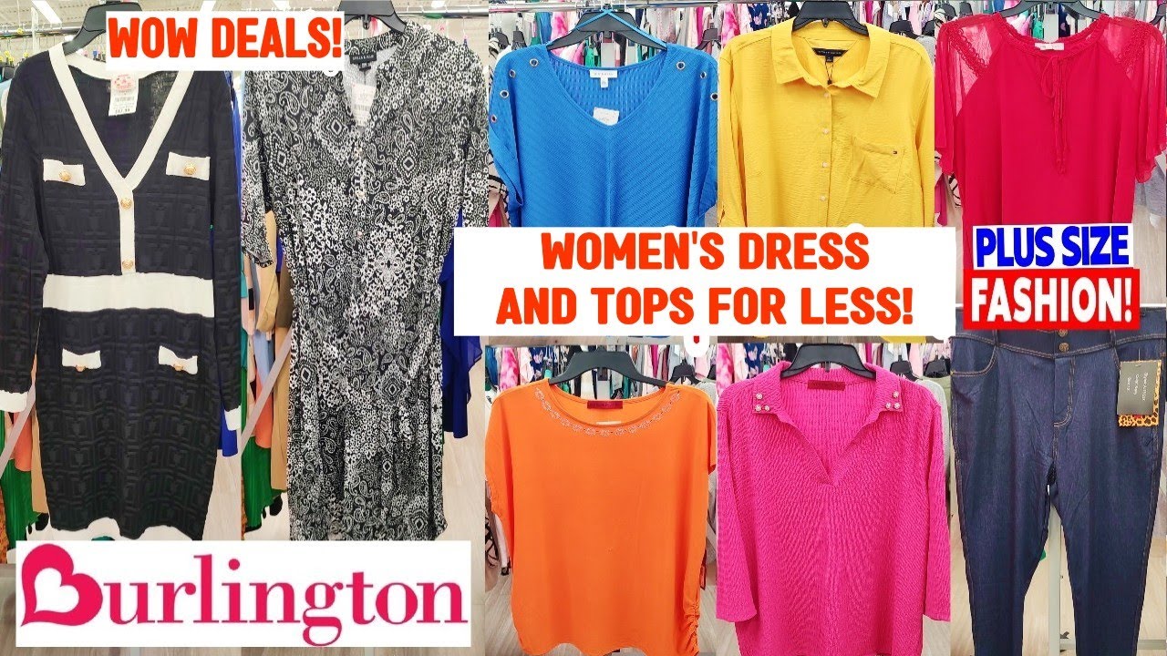 ❤️NEW WOMEN'S PLUS SIZE FASHION BURLINGTON DESIGNER SPRING CLOTHING TOPS DRESS FOR LESS SHOP WITH ME