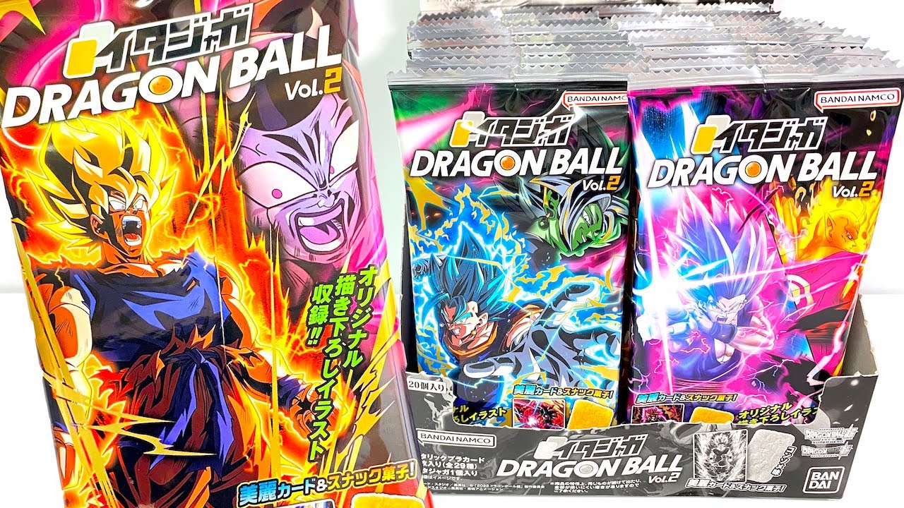 イタジャガ ドラゴンボール Vol.2『1BOX 開封』カード ITAJYAGA Dragonball Card 食玩 Japanese candy toys