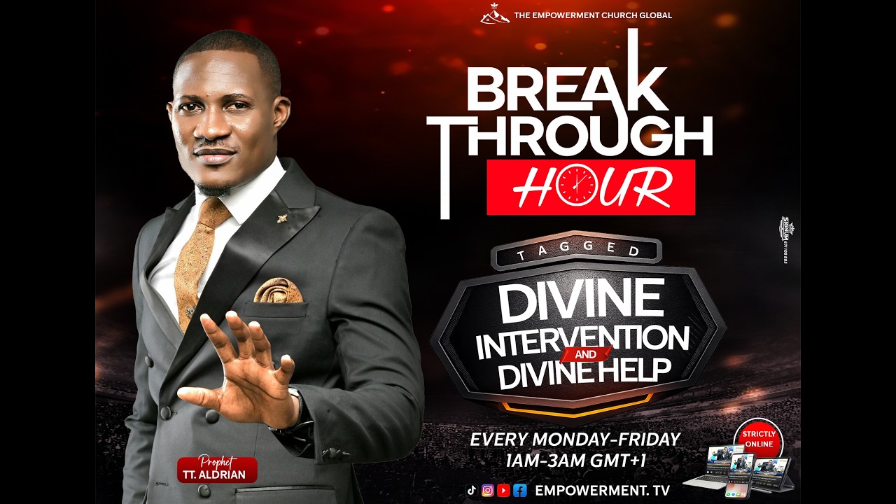 WELCOME TO OUR BREAK THROUGH PROPHETIC HOUR
