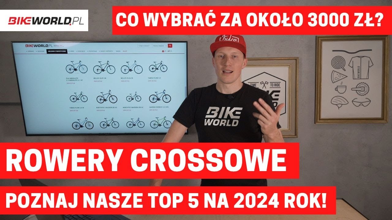 Rower Crossowy za około 3000 zł: co wybrać? Top 5 na 2024 rok!