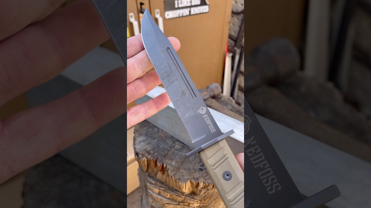 Nedfoss Brave в D2 поражает воображение #шорты #knifestuffwedo #knifetest #fixedblade