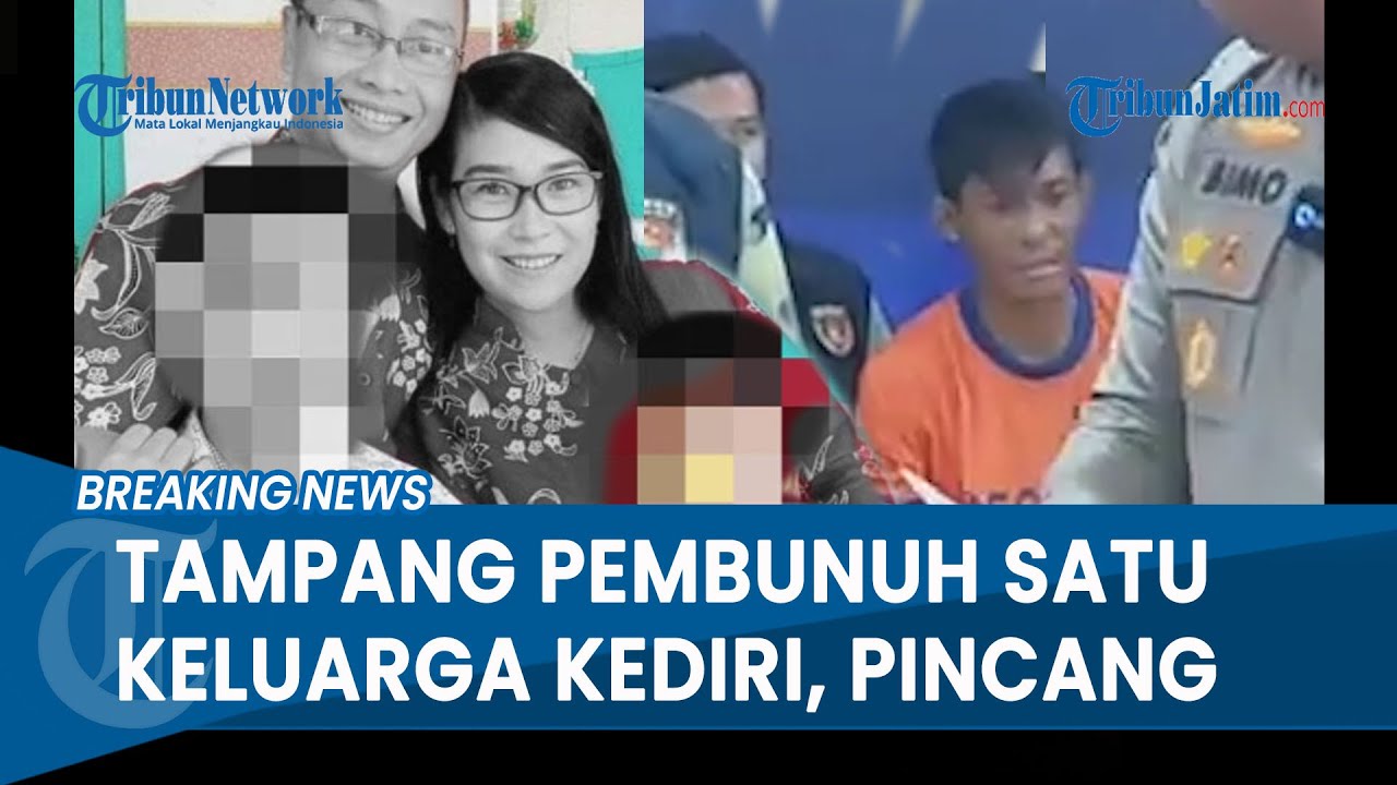 PEMBUNUH SATU KELUARGA KEDIRI DITANGKAP, Masih Saudara Korban, Ditangkap Sebelum 24 Jam